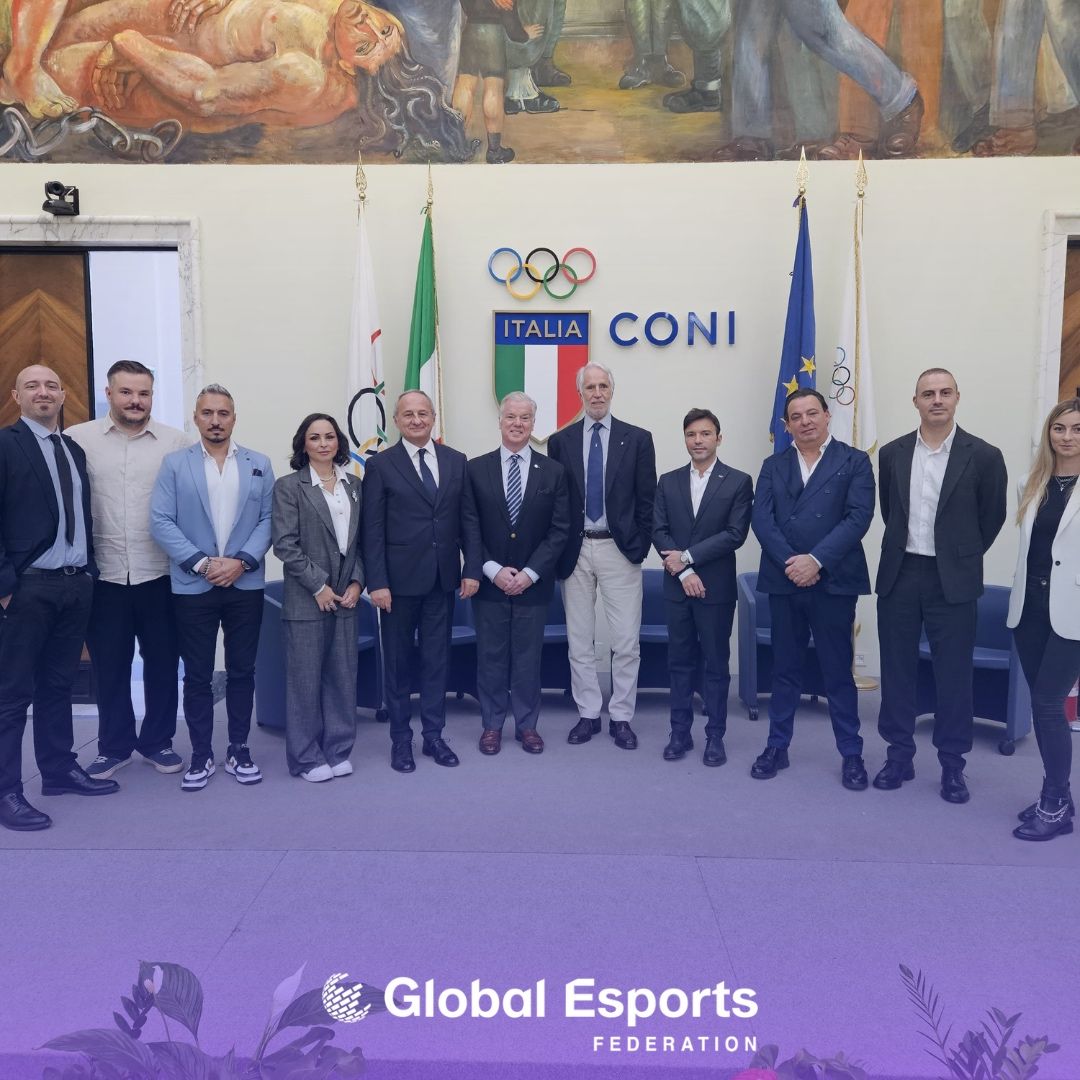 Accordo tra GEF Global Esports Federation e il CONI del 12 ottobre 2024. Il Global Esports Tour farà tappa a Roma dal 2025 al 2027