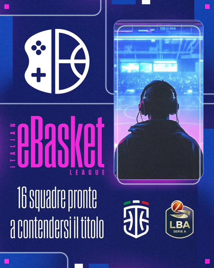 Nasce l’Italian eBasket League, il primo campionato di 3v3 giocato sulla piattaforma NBA2K25 organizzato dalla FIP e dalla Lega Basket di Serie A