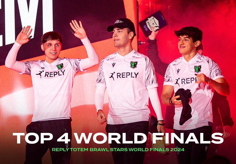 Reply Totem corona una stagione entusiasmante finendo tra i primi quattro team al mondo alle Brawl Stars World Finals di Helsinki