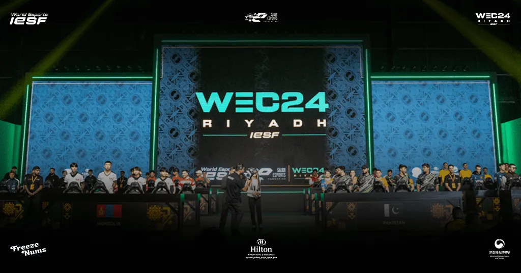 iniziato ufficialmente il World Esports Championship 2024 (WEC24) a Riyadh, il torneo internazionale della IESF che si disputerà in una sola settimana dall’11 al 19 novembre