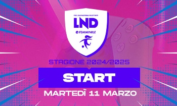 Al via la sesta edizione della eFemminile, il campionato Esports di calcio dedicato alle donne e organizzato dalla Lega Nazionale Dilettanti